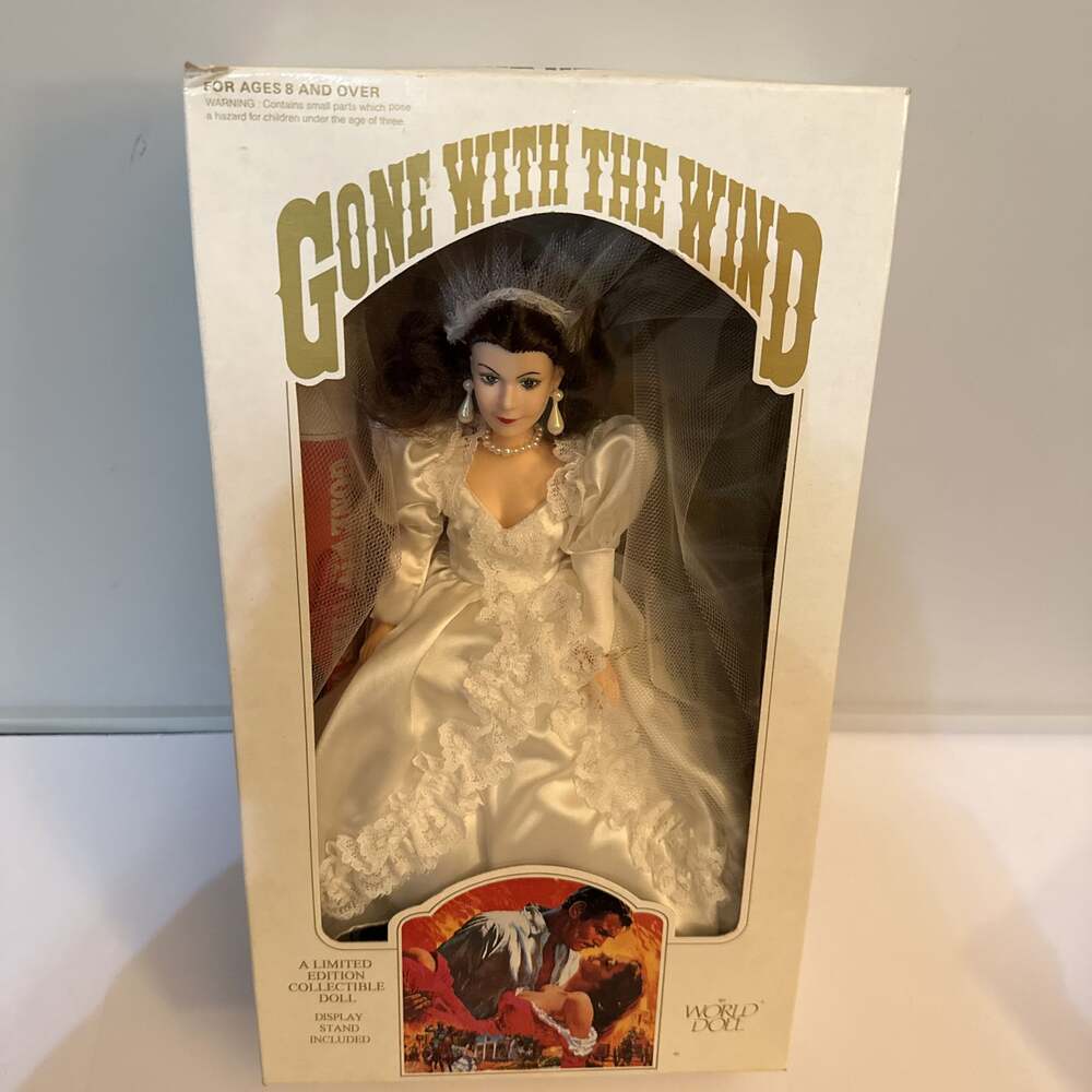 World Doll Gone With The Wind Scarlett O'Hara Wedding Dress Doll